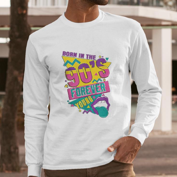 90S 90Ies Nineties Retro Party Funny Gift Flashback Long Sleeve T-Shirt Gifts for Him