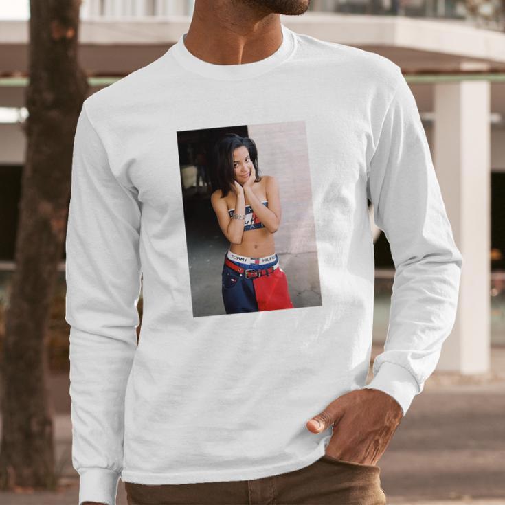 Aaliyah T-Shirt Long Sleeve T-Shirt Gifts for Him