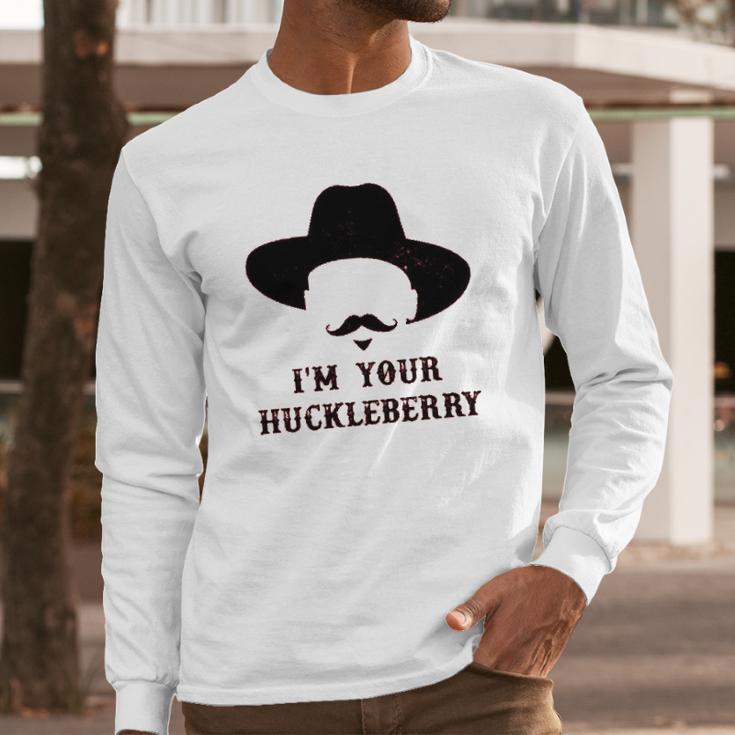 Absurd Ink Im Your Huckleberry Doc Holliday Long Sleeve T-Shirt Gifts for Him