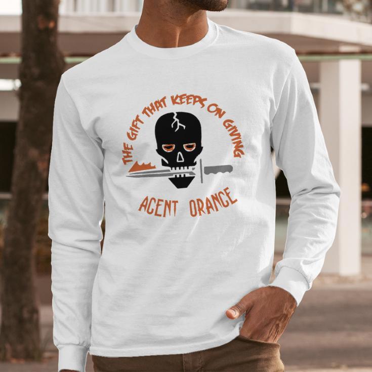 Agent Orange The Gift That Keeps On Giving Shirt Long Sleeve T-Shirt Gifts for Him