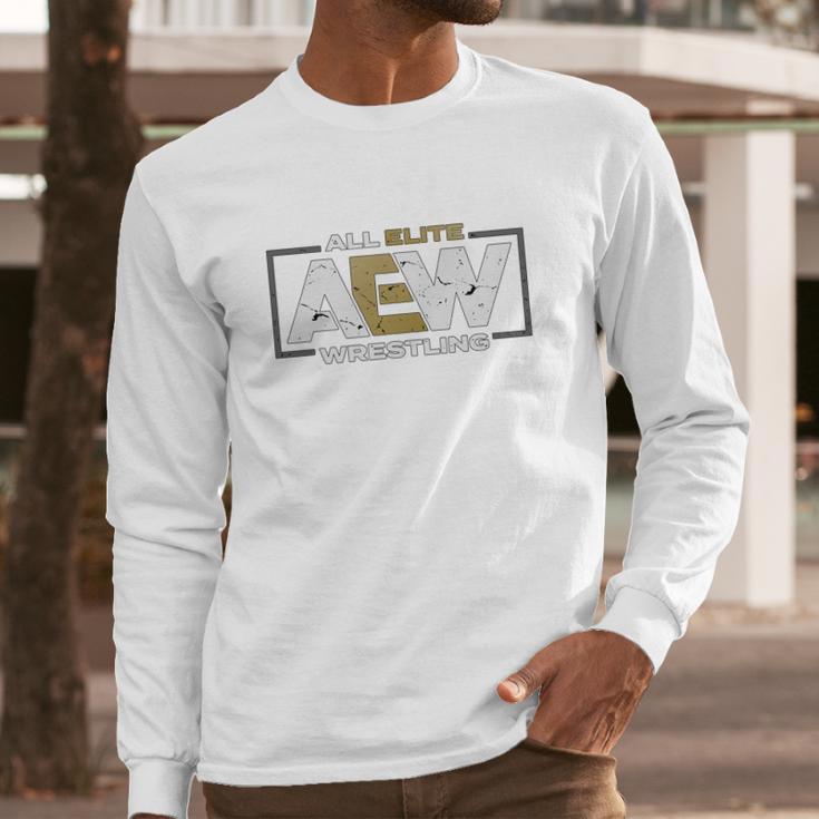 Allelite Aew Wrestling Long Sleeve T-Shirt Gifts for Him