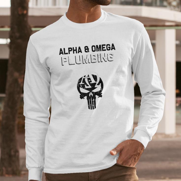 Alpha And Omega Plumbing Brian Anderson Long Sleeve T-Shirt Gifts for Him