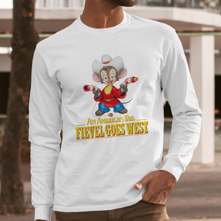 An American Tail Fievel Goes West Long Sleeve T-Shirt Gifts for Him