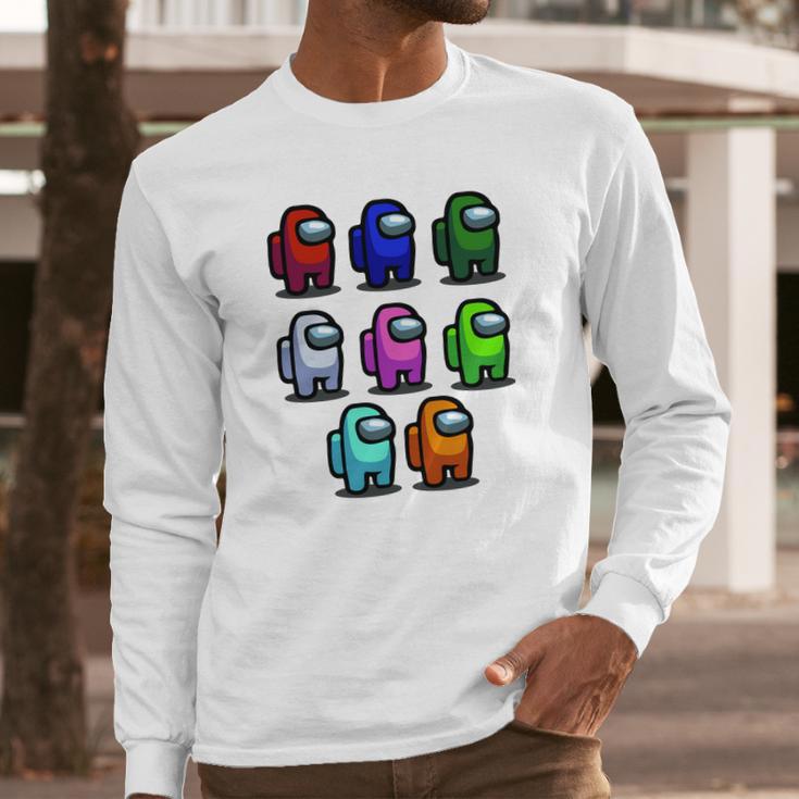 Among Us Characters Shirt Long Sleeve T-Shirt Gifts for Him