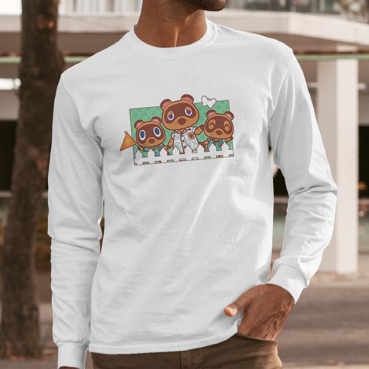 Animal Crossing New Horizons Nook Family Long Sleeve T-Shirt Gifts for Him