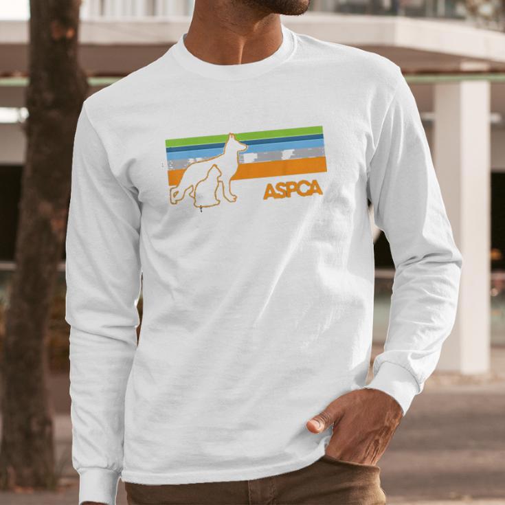 Aspca Retro Dog And Cat Long Sleeve T-Shirt Gifts for Him