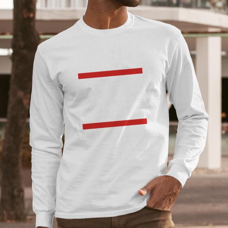 Atl Hoe Red Line Long Sleeve T-Shirt Gifts for Him