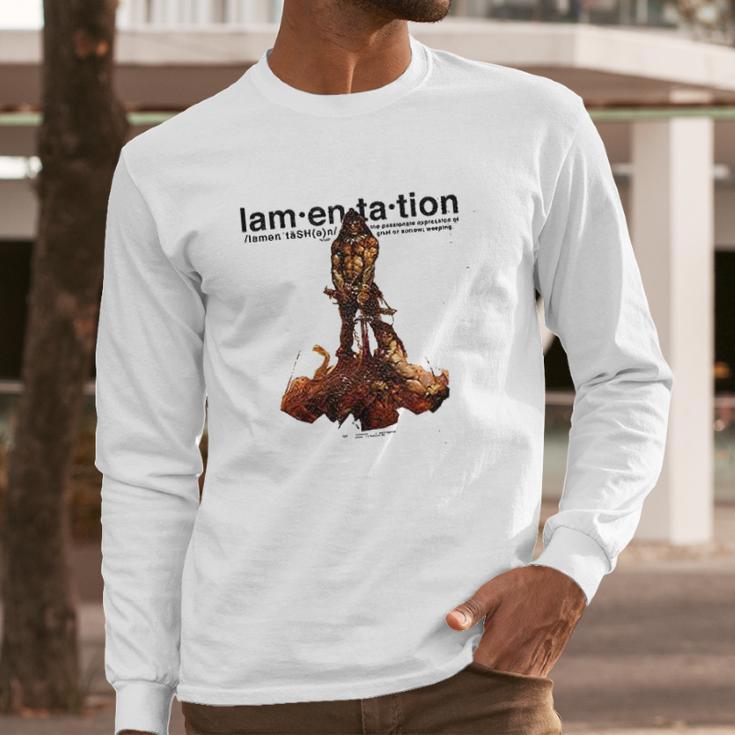 Barbarian Lamentation By Frank Frazetta Art Gray M Graphic Long Sleeve T-Shirt Gifts for Him