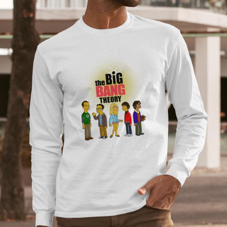 Big Bang Simpsons Long Sleeve T-Shirt Gifts for Him