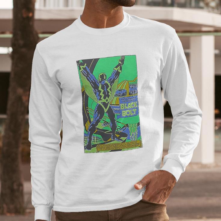 Black Bolt Blacklight Long Sleeve T-Shirt Gifts for Him