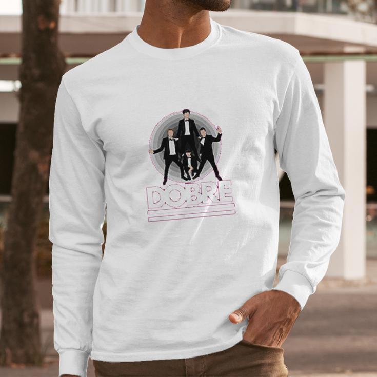 Black-White Dobre Brothers Long Sleeve T-Shirt Gifts for Him