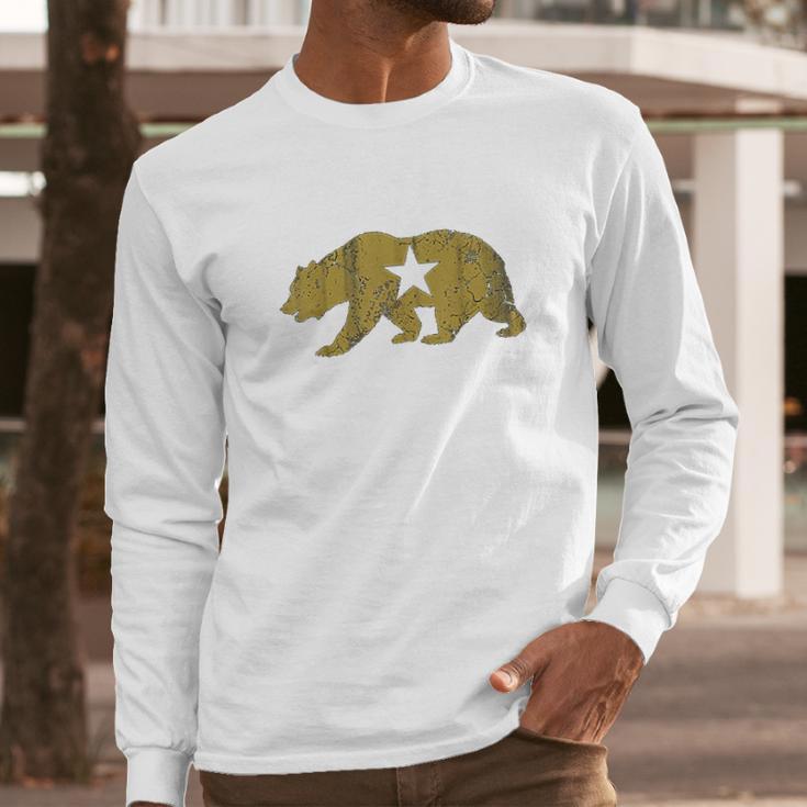 California Golden State Bear Long Sleeve T-Shirt Gifts for Him