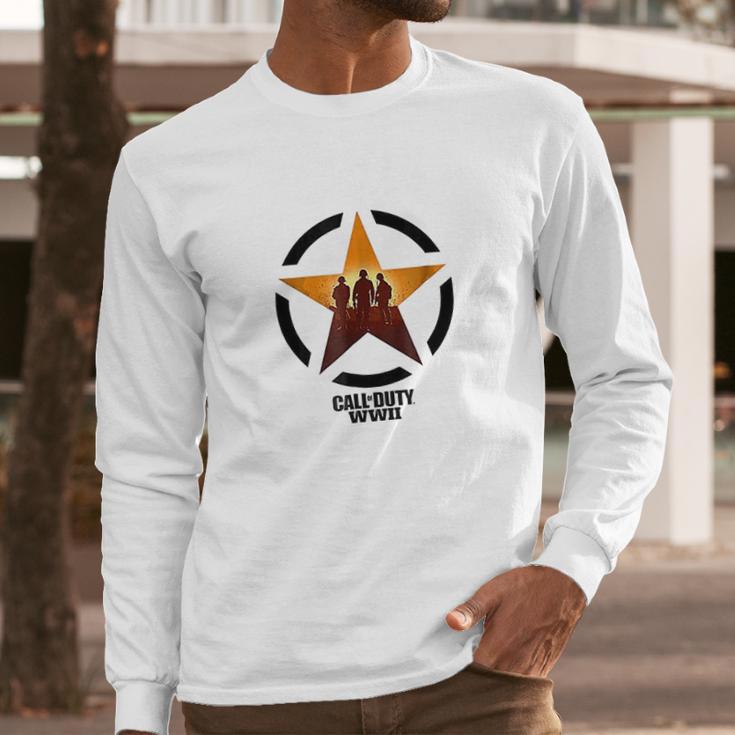 Call Of Duty Wwii Soldiers Front Line Long Sleeve T-Shirt Gifts for Him