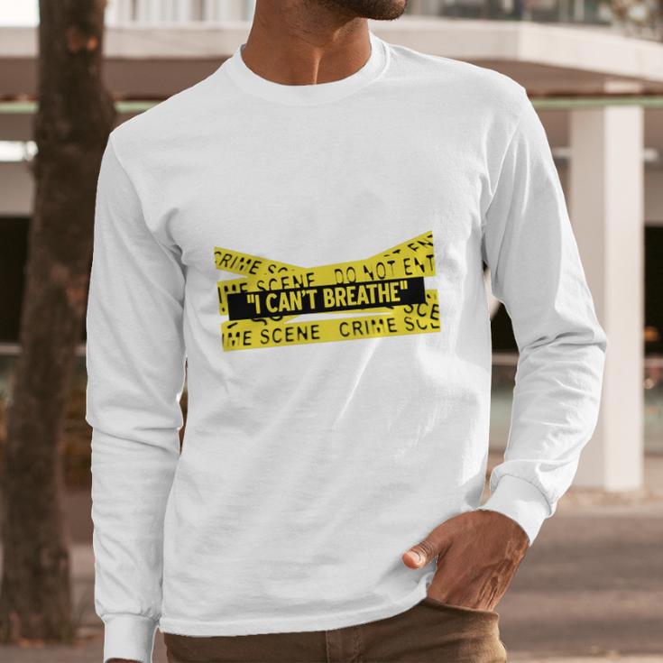 I Cant Breathe Eric Garner Yellow Long Sleeve T-Shirt Gifts for Him