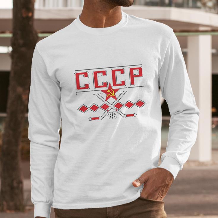 Cccp 1986 Russia Long Sleeve T-Shirt Gifts for Him