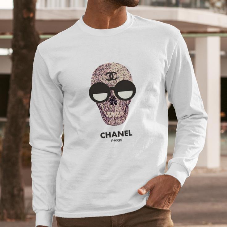 Chanel Skull Limited Edition Tshirt ShirtShirt Tee Long Sleeve T-Shirt Gifts for Him