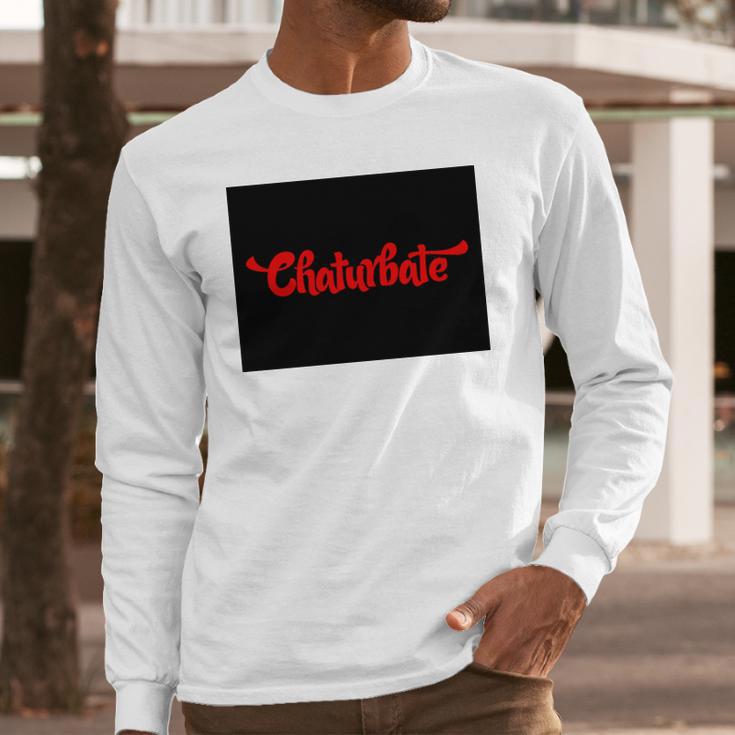 Chaturbate Logo Long Sleeve T-Shirt Gifts for Him