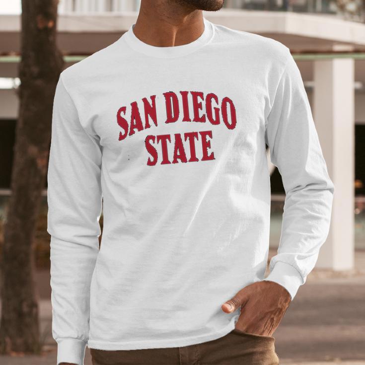 Classic Arch San Diego State Long Sleeve T-Shirt Gifts for Him