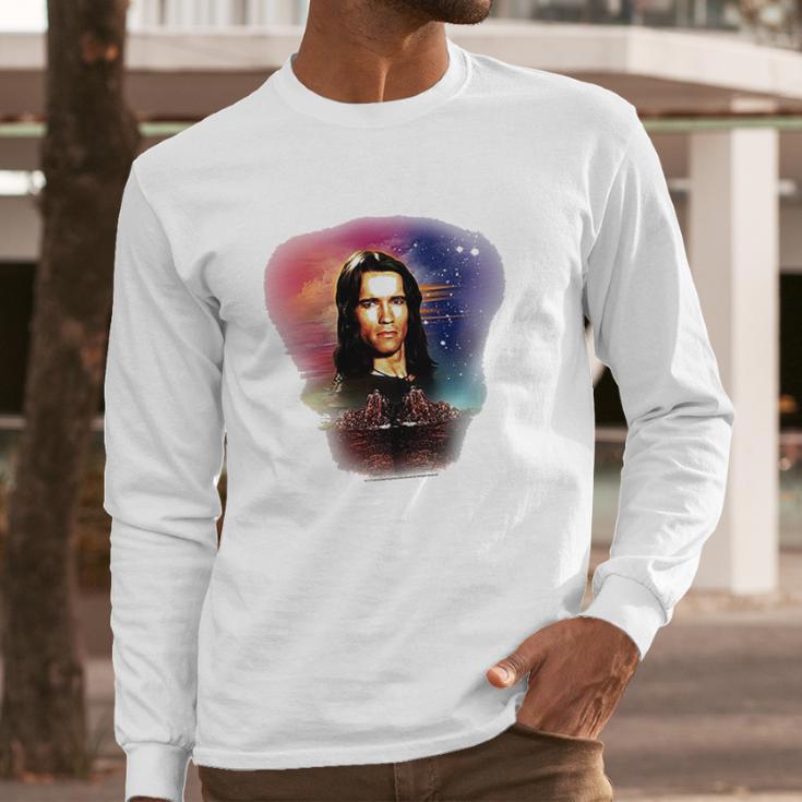 Conan The Barbarian 1980 Fantasy Action Movie Conan White Long Sleeve T-Shirt Gifts for Him