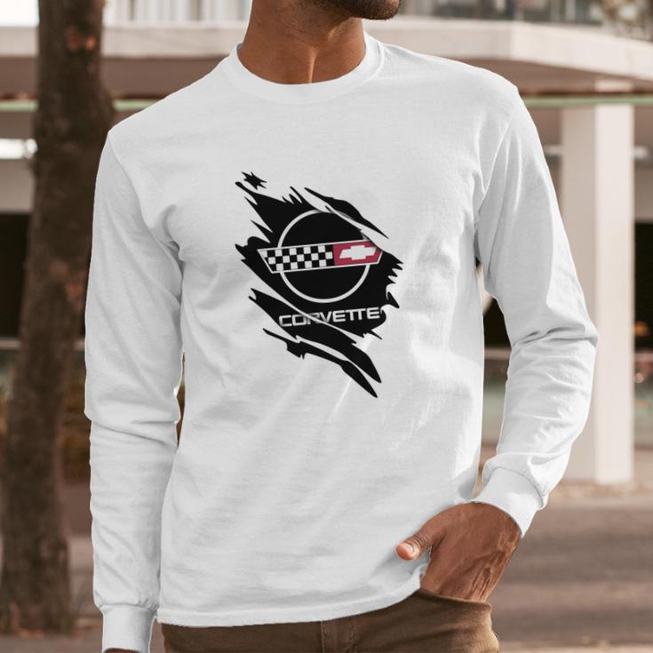 Corvette C4 Ca Long Sleeve T-Shirt Gifts for Him