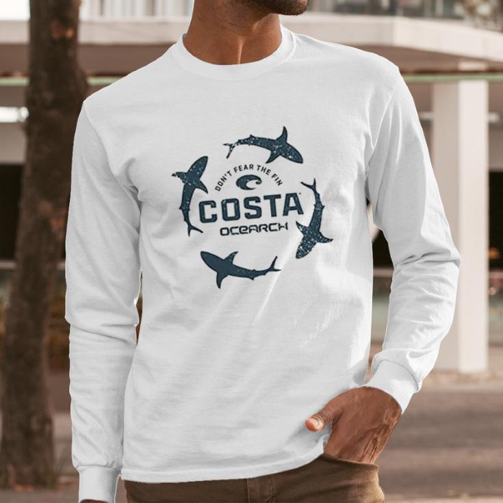 Costa Del Mar Ocearch Circle Shark Long Sleeve T-Shirt Gifts for Him