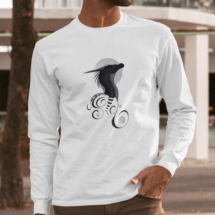 Darkstalker Wings Of Fire Dark Stalker Wings Fire Dragon Long Sleeve T-Shirt Gifts for Him