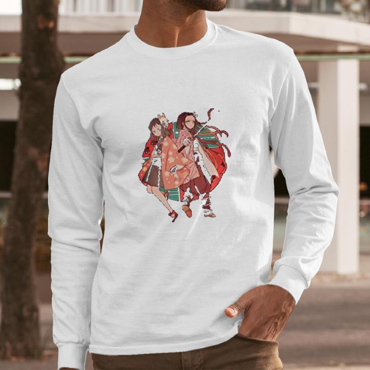 Demon Slayer Kawaii Long Sleeve T-Shirt Gifts for Him