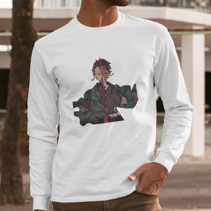 Demon Slayer Man Long Sleeve T-Shirt Gifts for Him