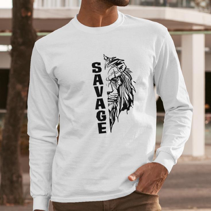 Disney Lion King Live Action Savage Long Sleeve T-Shirt Gifts for Him