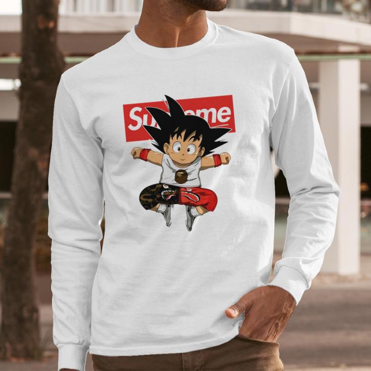 Dragon Ball Z Son Gohan And Supreme Mashup ShirtShirt Tee Long Sleeve T-Shirt Gifts for Him