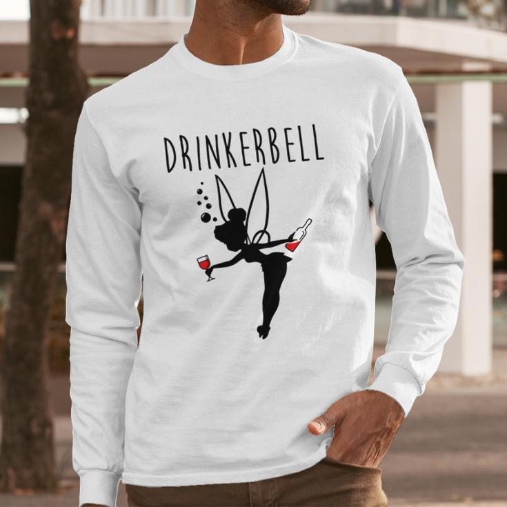 Drinkerbell Funny Long Sleeve T-Shirt Gifts for Him