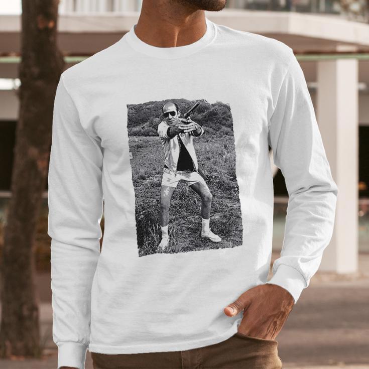 Duanchaoo Hunter Thompson Long Sleeve T-Shirt Gifts for Him