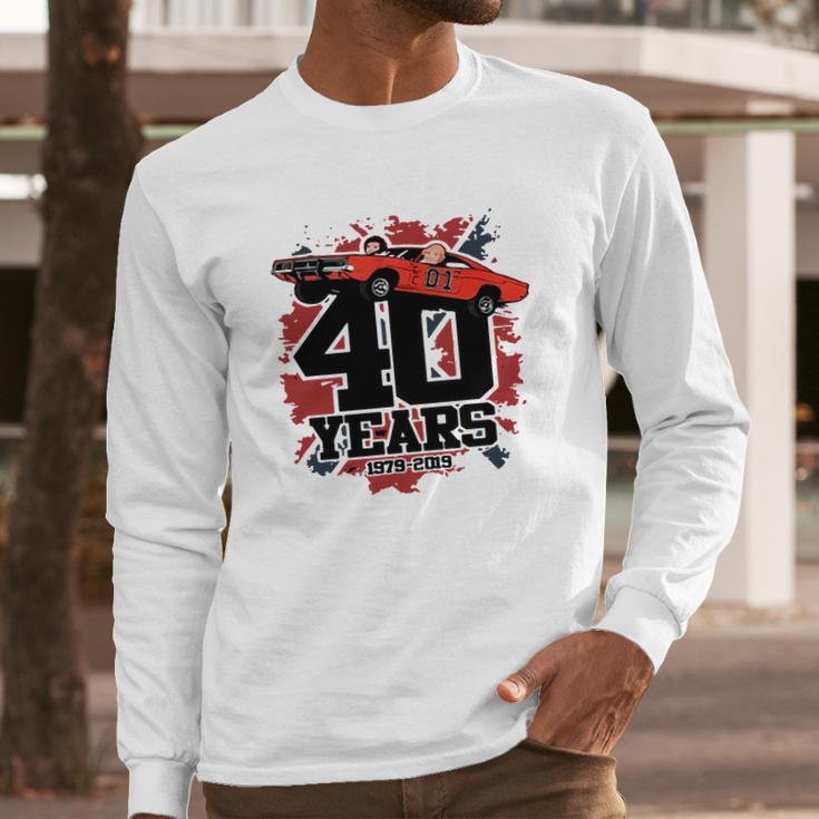 The Dukes Of Hazzard 40 Years 1979 2019 Long Sleeve T-Shirt Gifts for Him