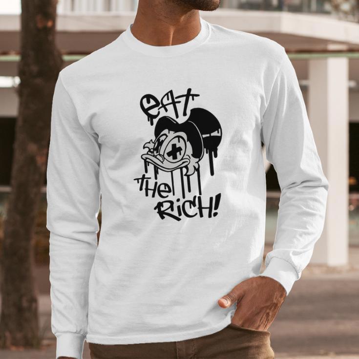 Eat The Rich T-Shirt Long Sleeve T-Shirt Gifts for Him