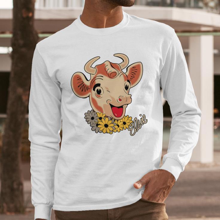 Elsie The Cow Long Sleeve T-Shirt Gifts for Him