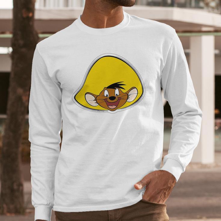 Fan Emblems Looney Tunes Speedy Gonzales Car Decal Domed Long Sleeve T-Shirt Gifts for Him