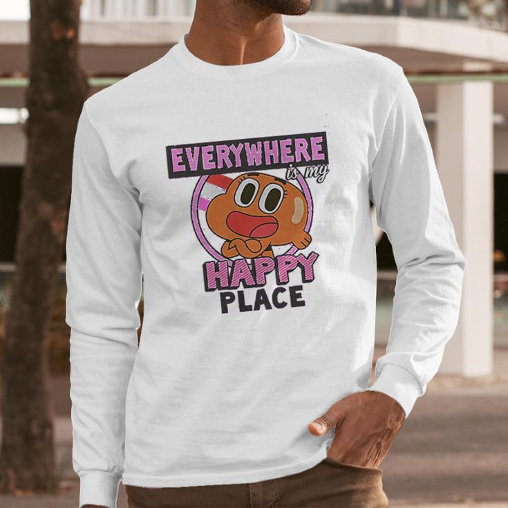 Fifth Sun Girls The Amazing World Of Gumball Darwins Place Long Sleeve T-Shirt Gifts for Him