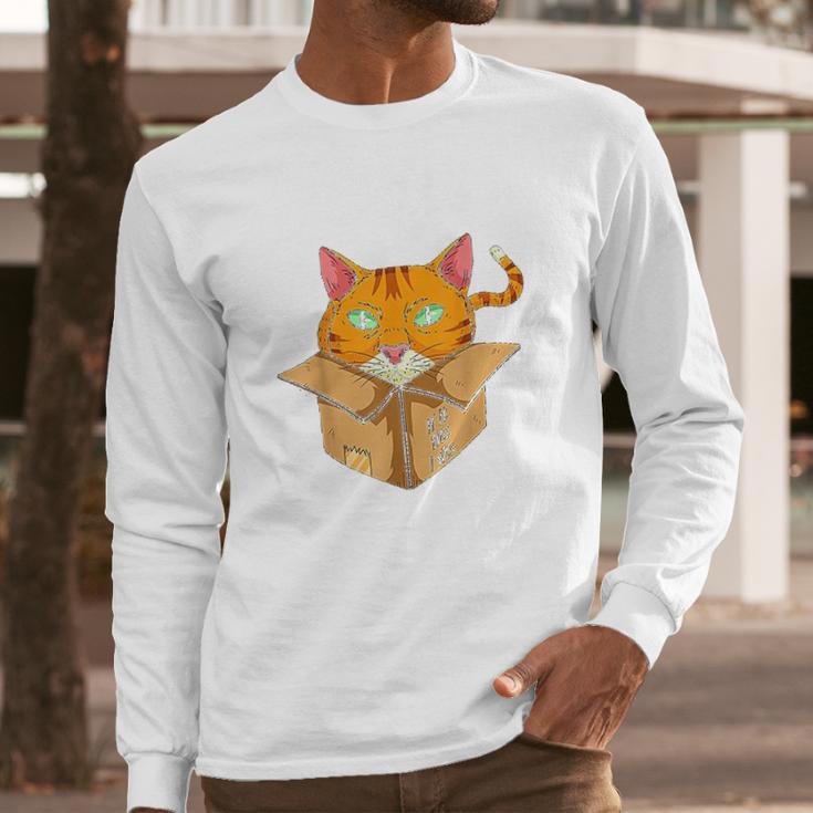 If It Is Fits I Sit Cat Box Funny Quote For Owner Long Sleeve T-Shirt Gifts for Him