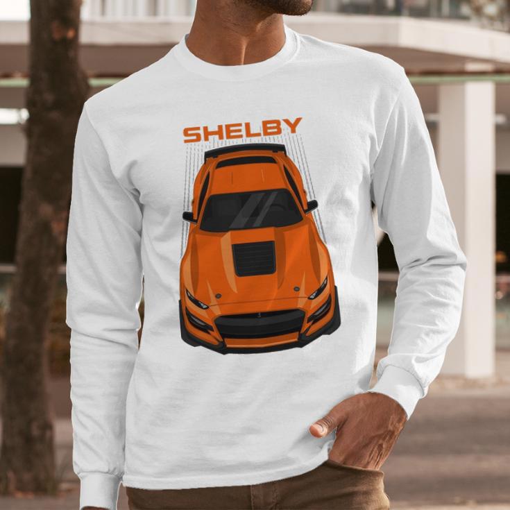 Ford Mustang Shelby Gt500 2020 2021 Twister Orange Long Sleeve T-Shirt Gifts for Him