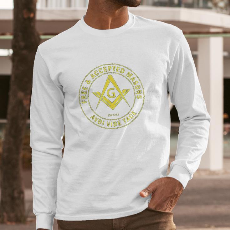 Free Accepted Masons Long Sleeve T-Shirt Gifts for Him