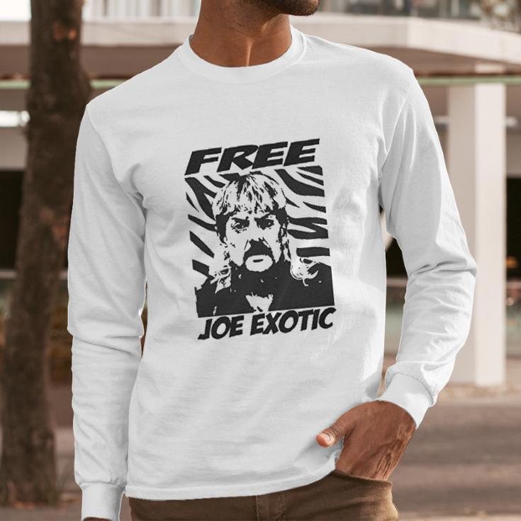 Free Joe Exotic King Of The Tigers Long Sleeve T-Shirt Gifts for Him