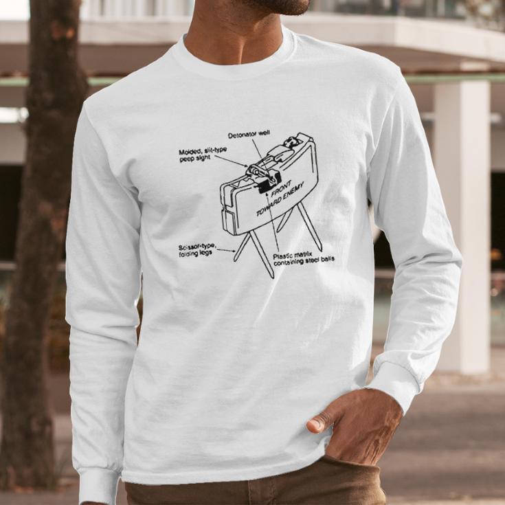 Funny Infantry Claymore Long Sleeve T-Shirt Gifts for Him