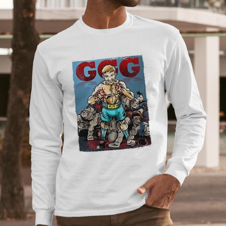 Gennady Golovkin Ggg Boxing Long Sleeve T-Shirt Gifts for Him