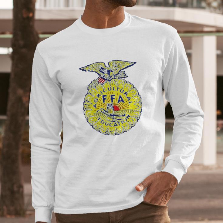 Golden Ffa Emblem Cool Art Design Long Sleeve T-Shirt Gifts for Him