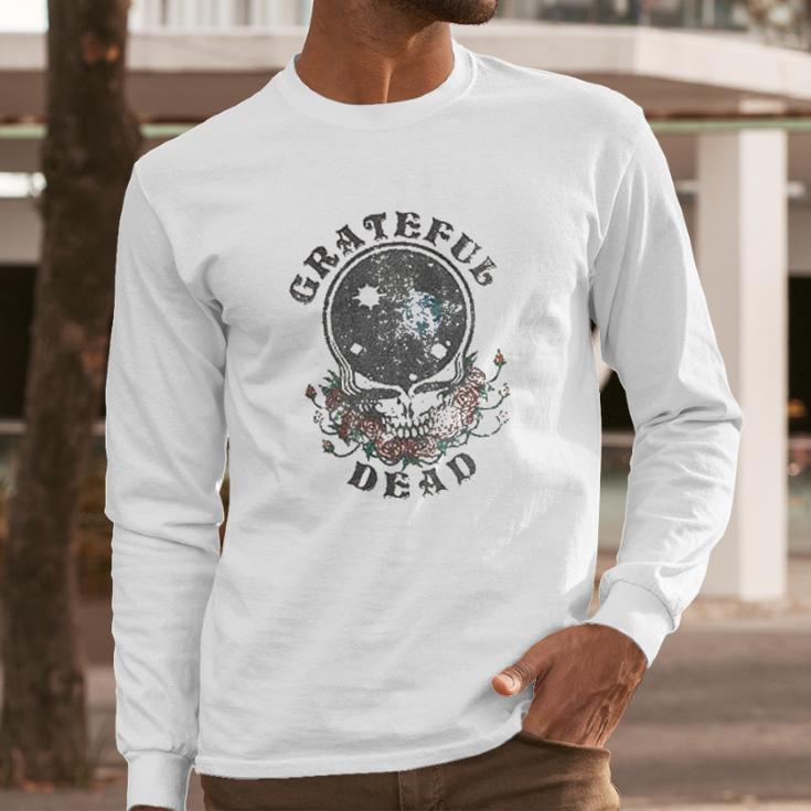 Grateful Dead Space Skull Long Sleeve T-Shirt Gifts for Him