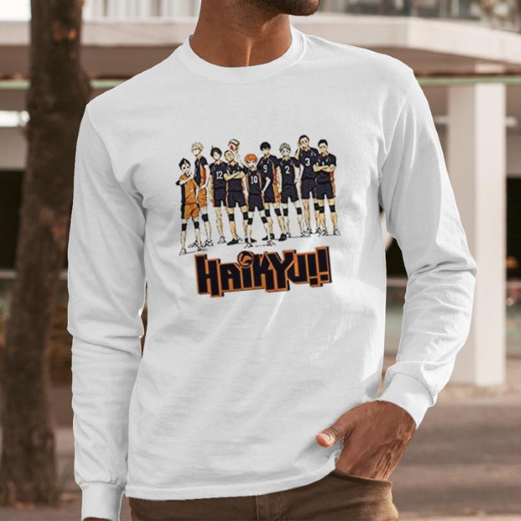 Haikyuu Retro Long Sleeve T-Shirt Gifts for Him