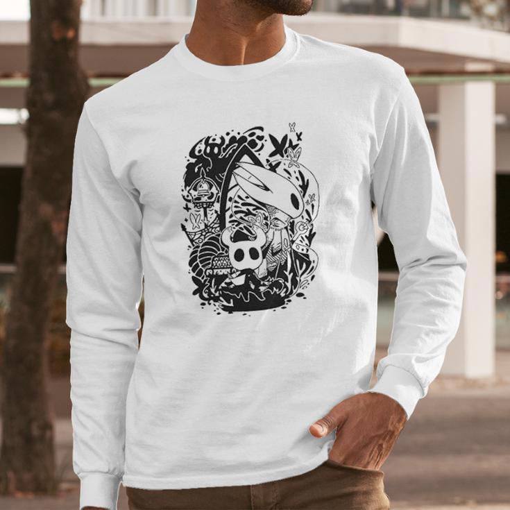 Hollow Knight Graphic White Long Sleeve T-Shirt Gifts for Him