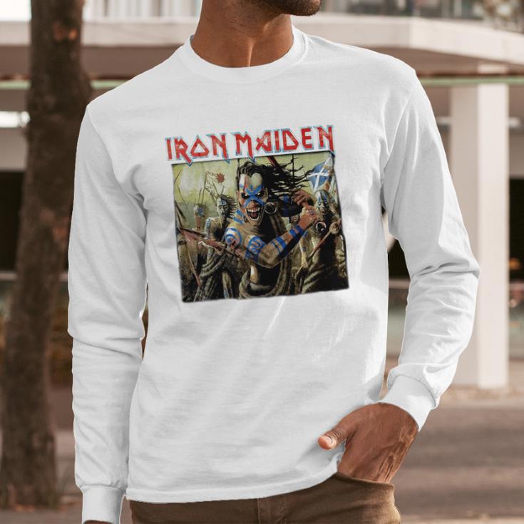 Iron Maiden Clansman T-Shirt By Hanes Brand Shirt For Adult Long Sleeve T-Shirt Gifts for Him