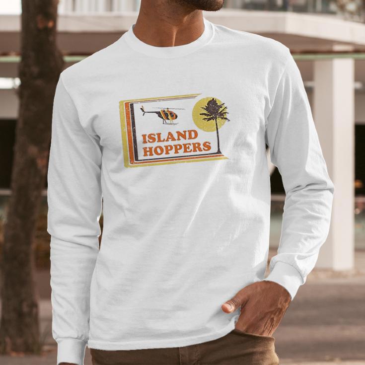 Island Hoppers Hawaii Long Sleeve T-Shirt Gifts for Him