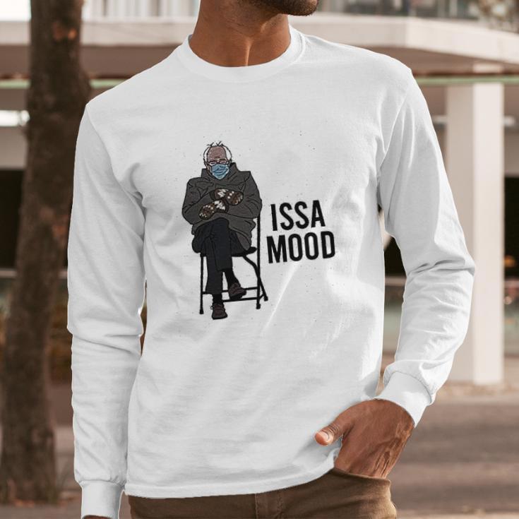 Issa Mood Funny Bernie Sanders Mittens Meme Long Sleeve T-Shirt Gifts for Him